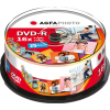 BOX 25 DVD-R 4,7GB VELOCITA' SCRITTURA 16x AGFA PHOTO