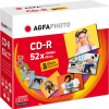 BOX 5 CD-R CON CD CASE 700MB / 80 MIN. VELOCITA' SCRITTURA 52x AGFA PHOTO