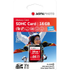 MEMORY CARD SDHC AGFA PHOTO - 16 GB - UHS-I CLASSE 10 VELOCITA' FINO A 80Mb/s