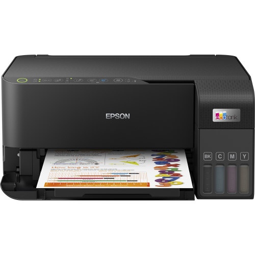EPSON Stampante Multifunzione EcoTank ET-2712 Inkjet a Colori Stampa  Scansione A4 33 Ppm Wi-Fi USB
