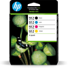 HP MULTIPACK 4 CARTUCCE ORIGINALI 912 NERO + COLORI 1x 3YL80AE + 1x 3YL77AE + 1x 3YL78AE + 1x 3YL79AE